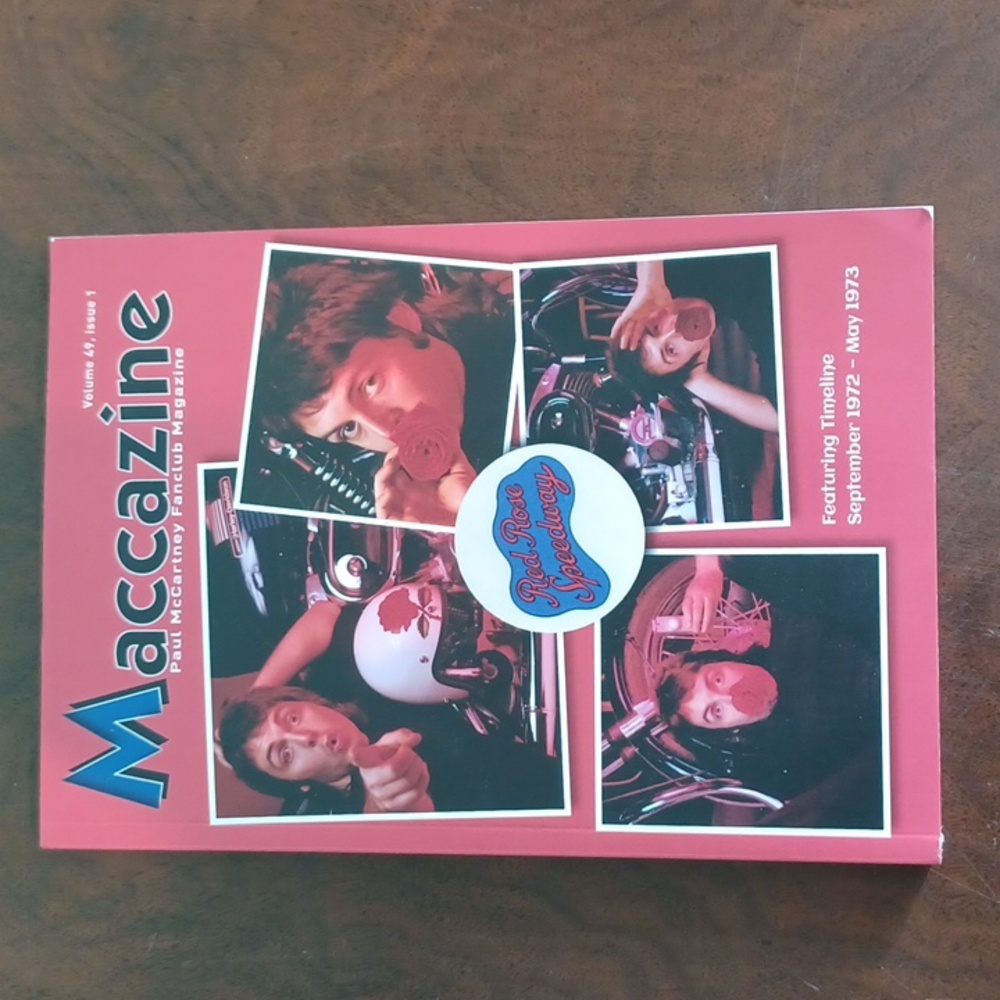 Maccazine Sep 72 - May 73 M cCartney Fanclub Magazine